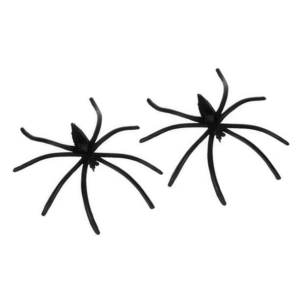 Spindelnät / Halloween Dekoration med Spindlar - 1-Set