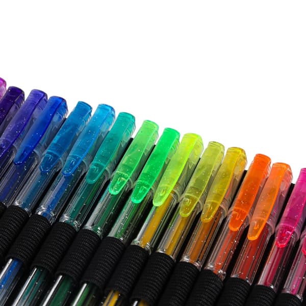 Gelpennor i etui 100 st + 100 lock