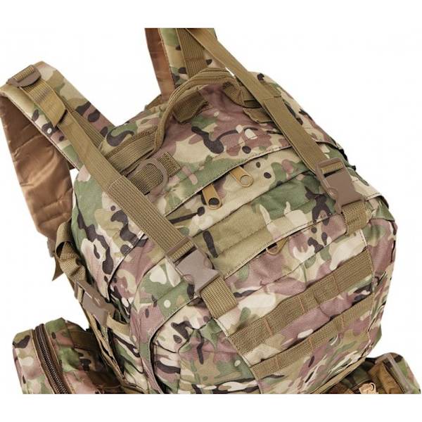 Militärväska / Ryggsäck i Nylon - 45 Liter Khaki