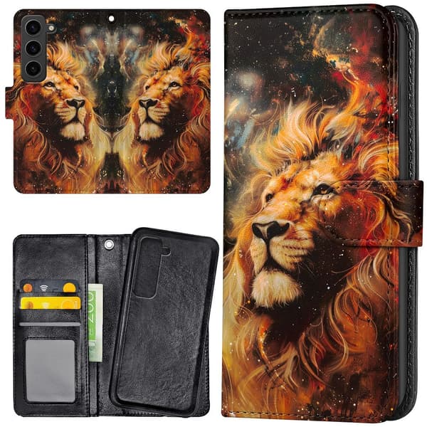 Samsung Galaxy S23 Plus - Lompakkokotelo/Kuoret Lion