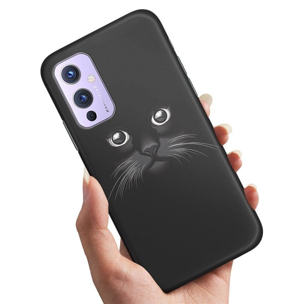 OnePlus 9 - Kuoret/Suojakuori Musta Kissa