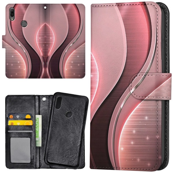 Huawei Y6 (2019) - Mobilcover/Etui Cover Abstract
