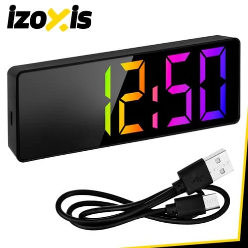 RGB Digital Väckarklocka / Alarmklocka - Klocka