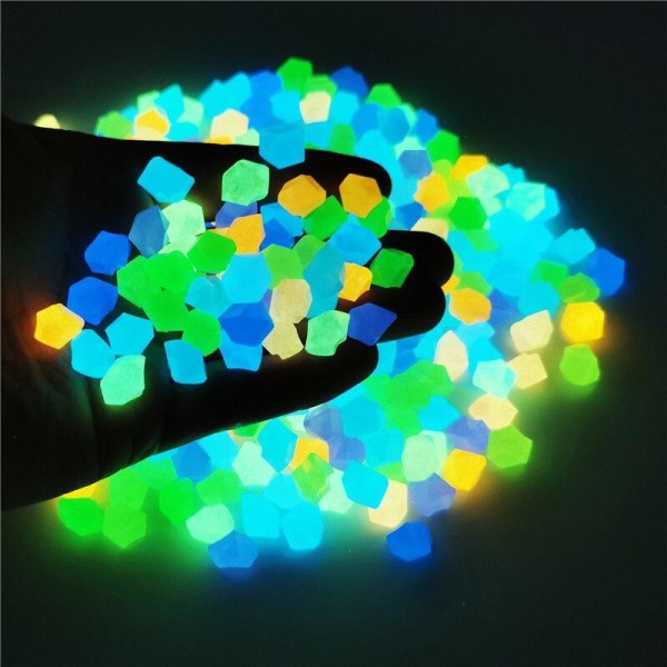 150 stk Selvlysende Steiner - Glow in the Dark Dekorasjon Multicolor