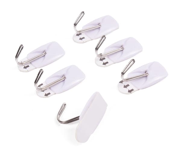 Krok självhäftande avtagbar 6-pack 2,1×3 cm