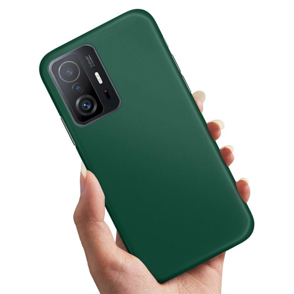 Xiaomi 11T/11T Pro 5G - Cover/Mobilcover Mørkgrøn Multicolor