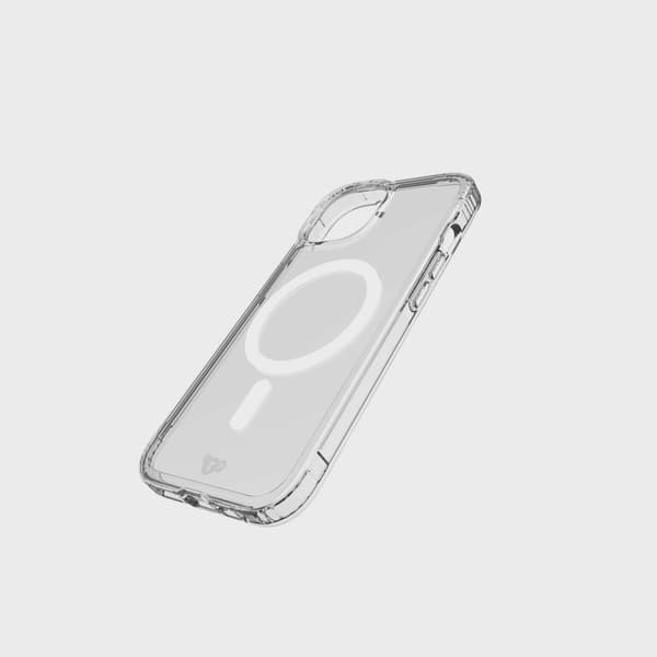Tech21 Evo Clear MagSafe iPhone 17e/16e/15/14/13 Transparent