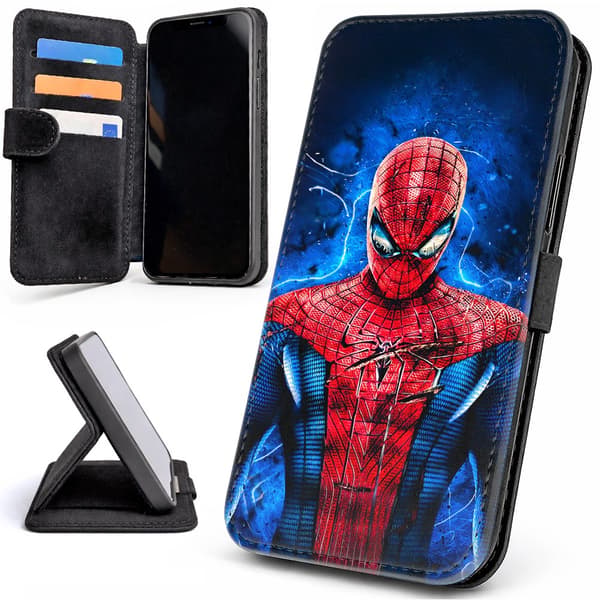 Lommebok Deksel / Mobildeksel til iPhone 17 Pro - Spiderman
