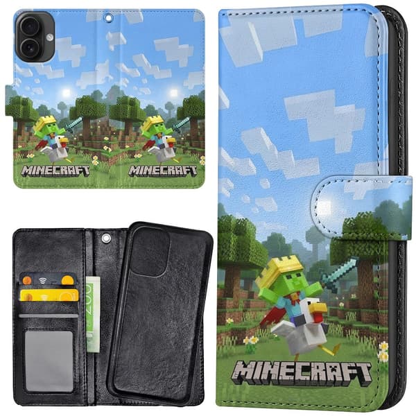 iPhone 16 - Lompakkokotelo/Kuoret Minecraft