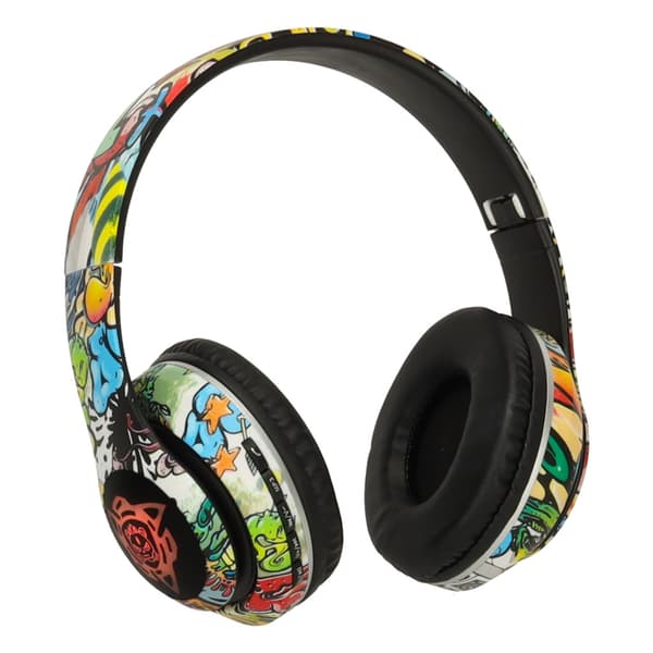 Trådløse Foldbare Over-ear Hovedtelefoner - Bluetooth og LED-lys