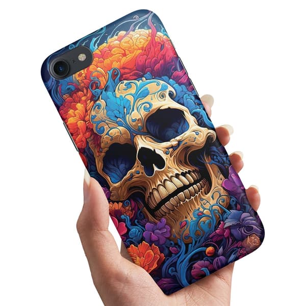 Deksel / Mobildeksel til iPhone 6 / 6s - Skull