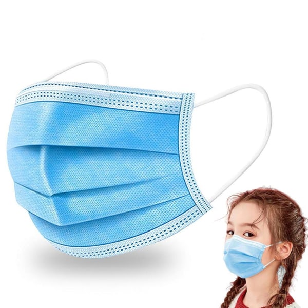 10-Pack - Munskydd Barn - CE Märkt - Skydd Mun - Mask Skyddsmask