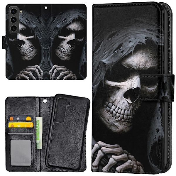 Samsung Galaxy S23 Plus - Lompakkokotelo/Kuoret Grim Reaper