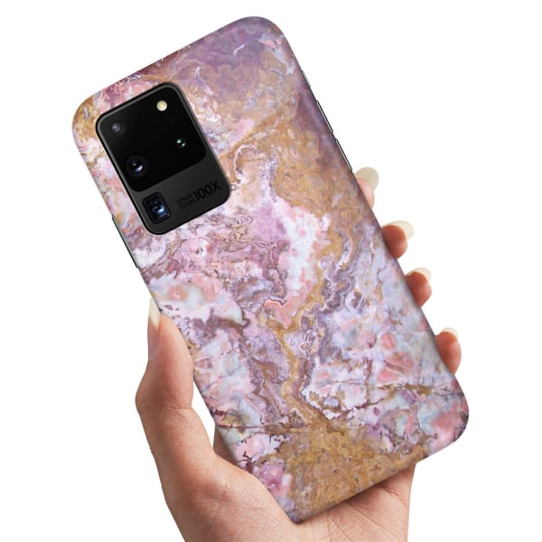 Samsung Galaxy S20 Ultra - Cover/Mobilcover Marmor Multicolor