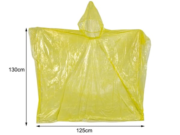 Mackintosh fickponcho stor Yellow