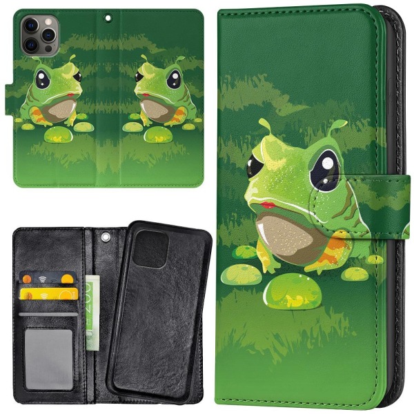 iPhone 13 Pro - Lompakkokotelo Frog Multicolor