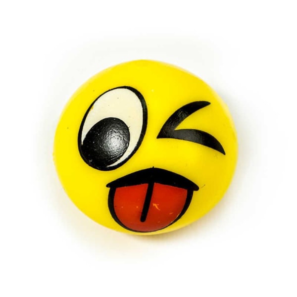 Splat Ball - Ballonbold - Oppustelig Smiley Yellow
