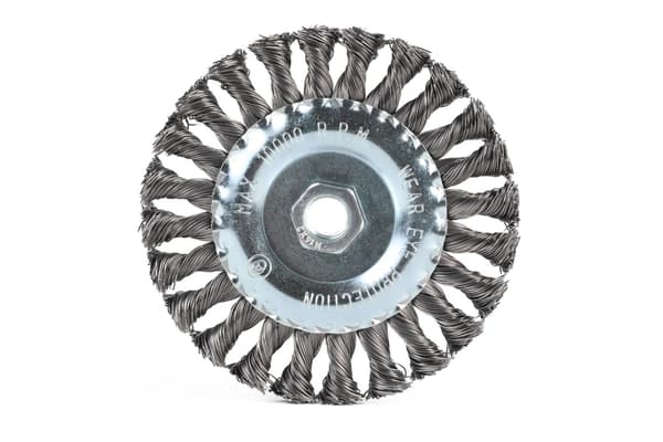 Stålborste vriden för vinkelslip 125 mm