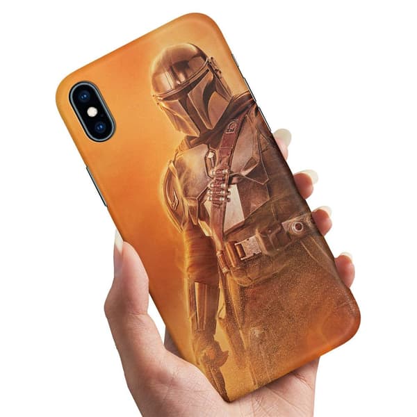Deksel / Mobildeksel til iPhone X / XS - Mandalorian Star Wars
