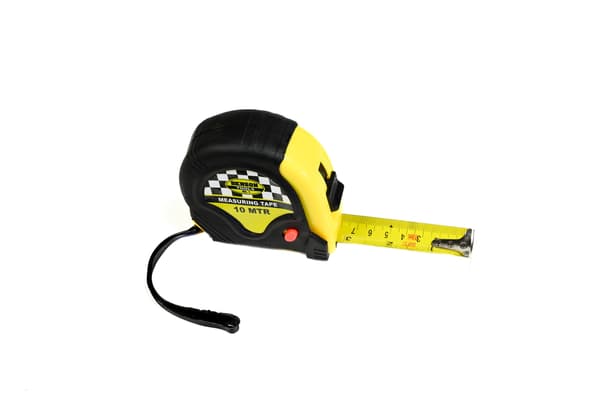 Måttband gummi 10 m x 25 mm