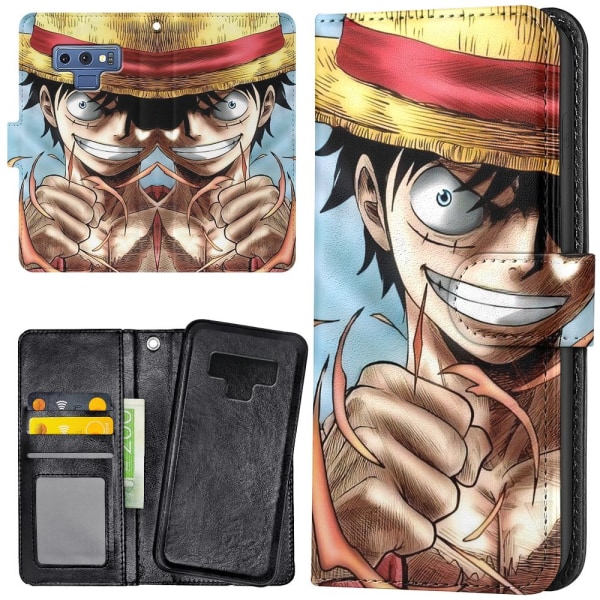 Samsung Galaxy Note 9 - Lompakkokotelo/Kuoret Anime One Piece