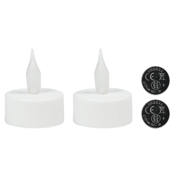 LED värmeljus flammeffekt 2 st