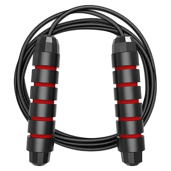 Hopprep med Kullager - Speed Rope Röd