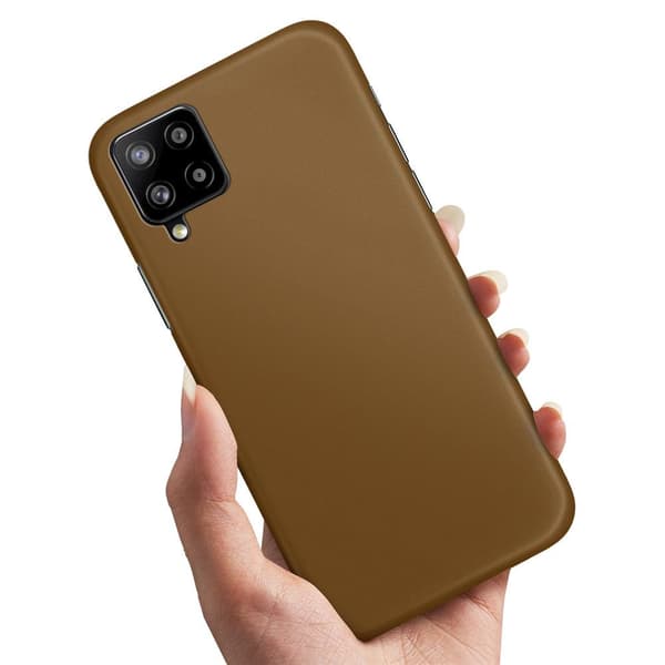 Deksel / Mobildeksel til Samsung Galaxy A12 - Brun
