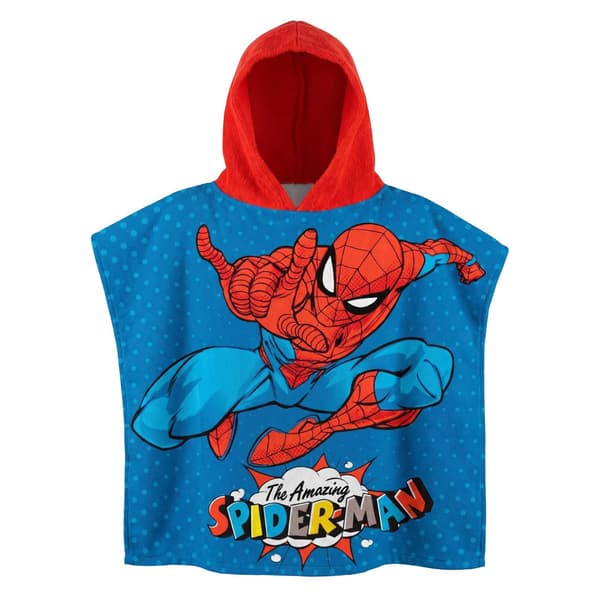 Spiderman poncho handduk för stranden, 60x120 cm