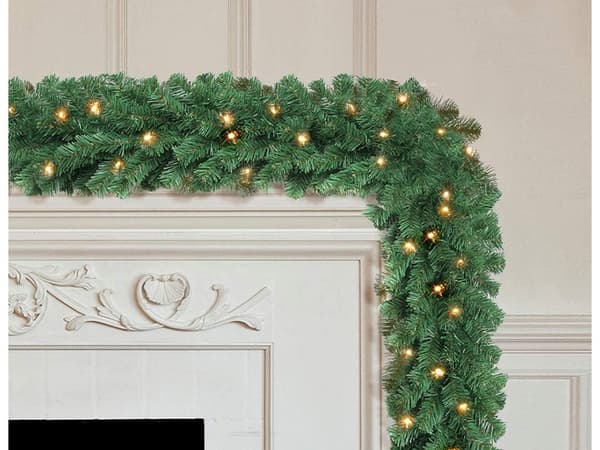Julkrans med 50 LED - 3 m ljusslinga