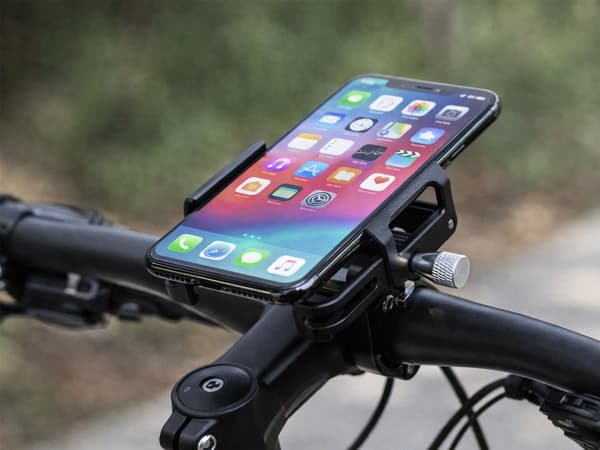 Mobilhållare cykel aluminium justerbar