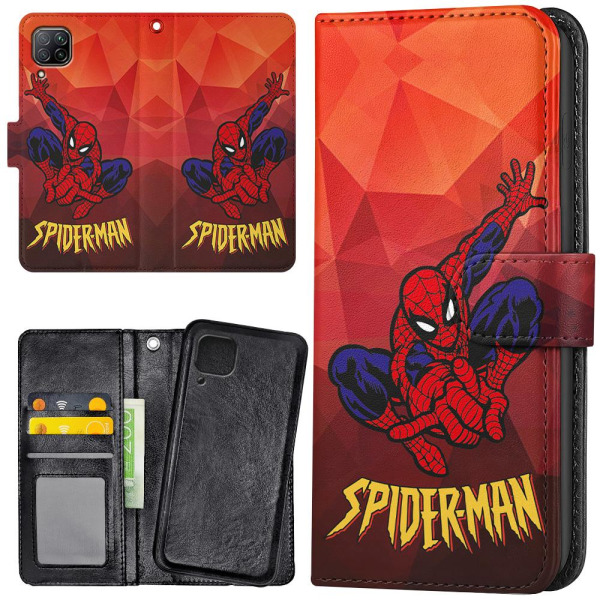 Huawei P40 Lite - Plånboksfodral/Skal Spider-Man