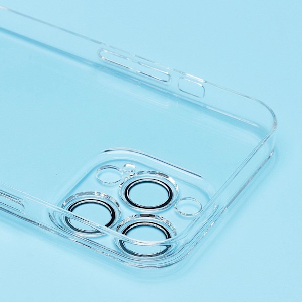 iPhone 11/12/13/14/15/Pro Max - Deksel / Mobildeksel med Kamerabeskyttelse Transparent iPhone 14 Plus