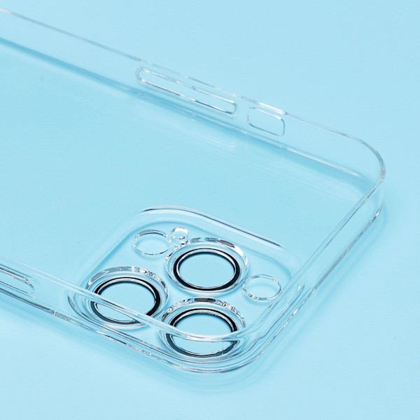 iPhone 11/12/13/14/15/Pro Max - Deksel / Mobildeksel med kamerabeskyttelse Transparent iPhone 14 Plus