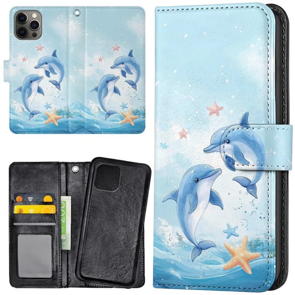 iPhone 15 Pro - Mobilcover/Etui Cover Dolphins