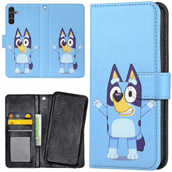 Samsung Galaxy S26 Plus - Plånboksfodral/Skal Bluey