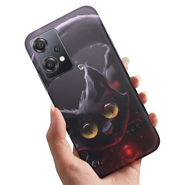 OnePlus Nord CE 2 Lite 5G - Skal/Mobilskal Svart Katt