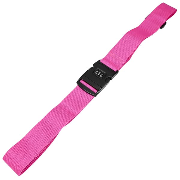 Bagagerem med kombinationslås fuchsia