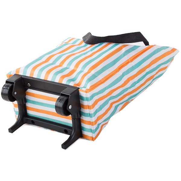 Indkøbstrolley / Indkøbstaske - Taske med hjul MultiColor Randig
