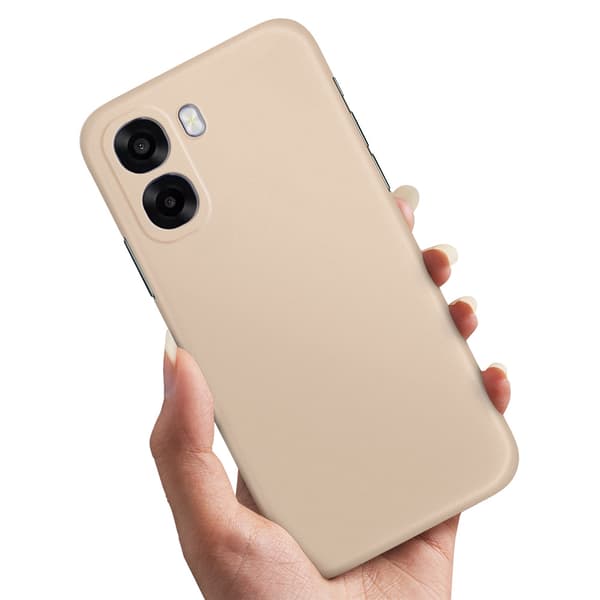 Deksel / Mobildeksel til Oppo A6x 5G - Beige