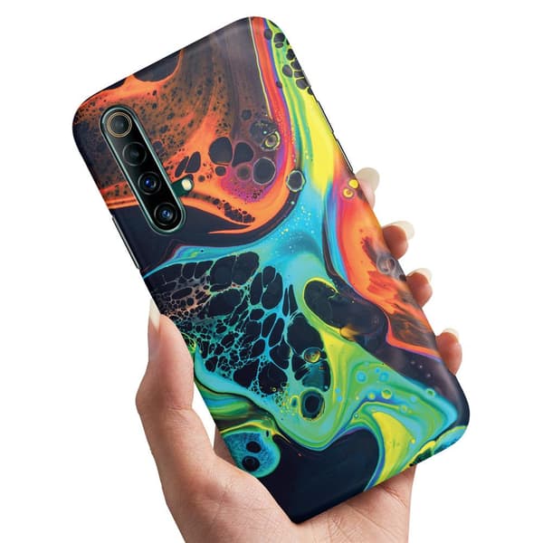 Deksel / Mobildeksel til Realme X50 - Marmor Multicolor
