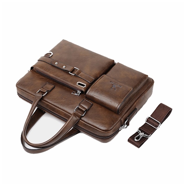 Retro Datamaskin etui / Datamaskin veske - Etui til Laptop Dark brown