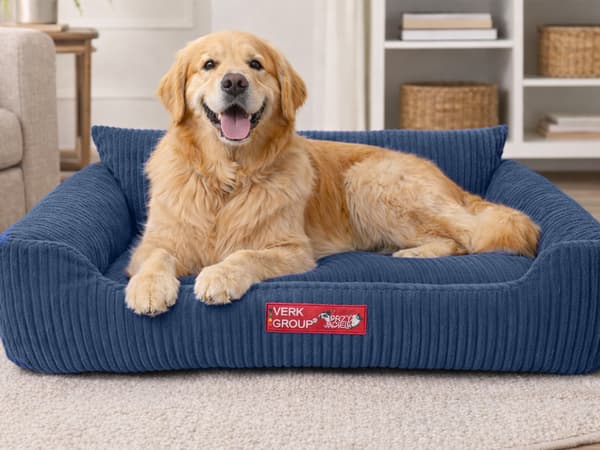 Hund- och kattbädd liten halkfri Dark blue