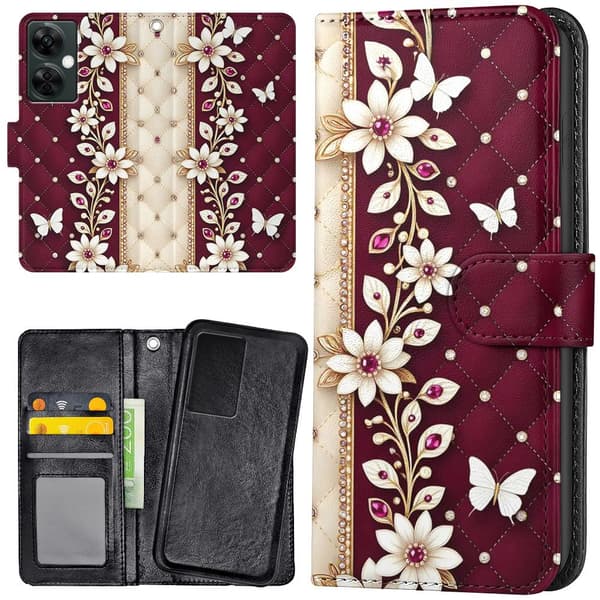 OnePlus Nord CE 3 Lite 5G - Lommebok Deksel Flowers