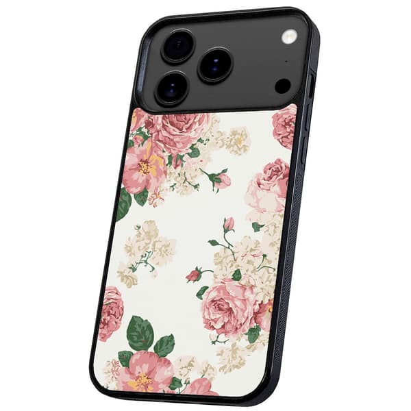 iPhone 17 Pro - Deksel/Mobildeksel Retro Blomster