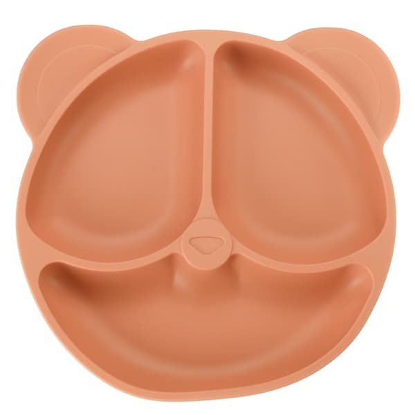 Barnservis Silikon - 4-delar Orange
