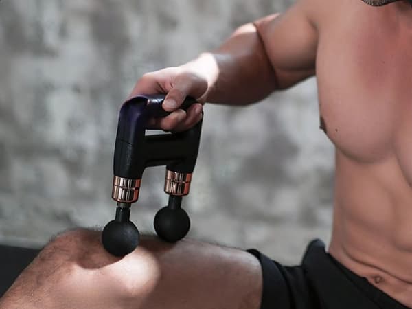 Massagepistol 8 munstycken - Dubbelsidig kroppsmassager