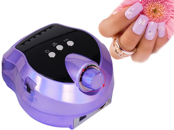 Nagelfil elektrisk 80W set Purple