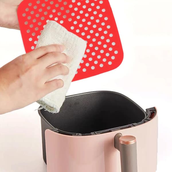Airfryer Silikoneindsats - Måtte til luftfriture Cirkel (M)