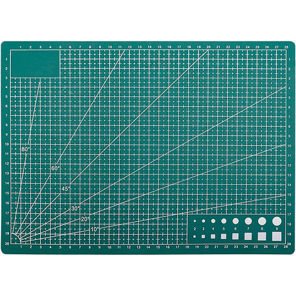A4 Skärmatta - Självläkande (30x21 cm) Grön